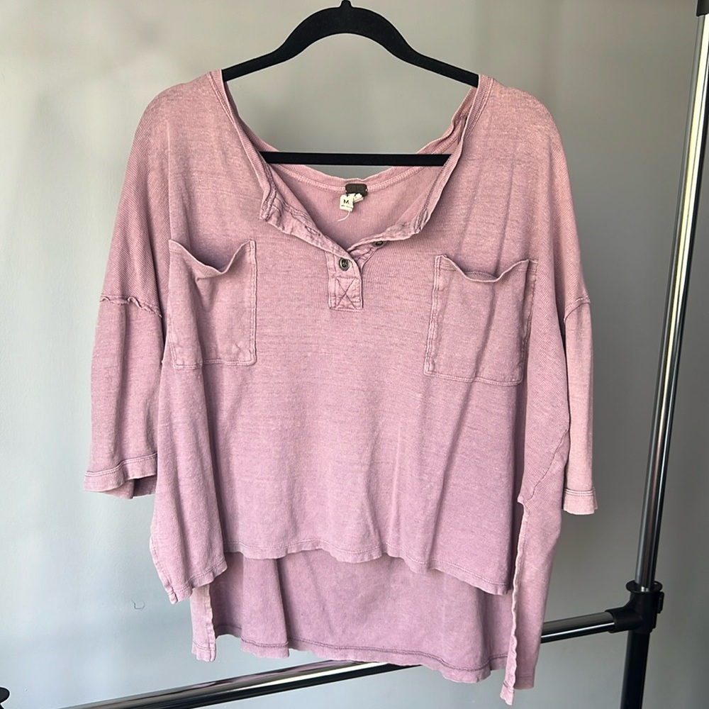 🩷 FP Short Sleeve Blouse ( imperfect )